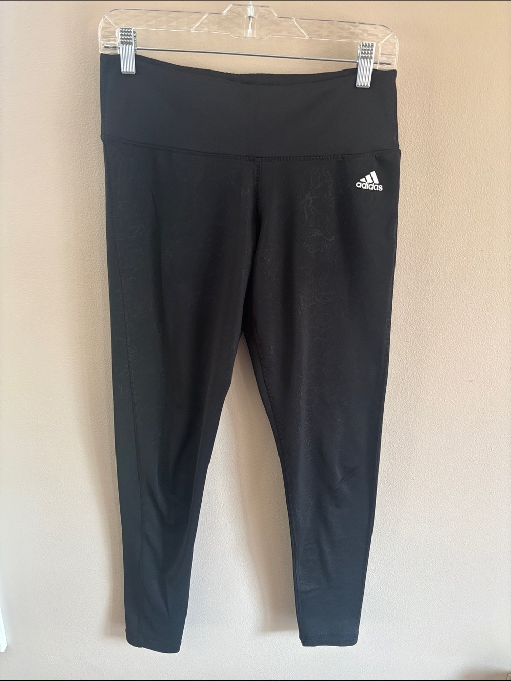 M Adidas climalite climawarm floral leggings